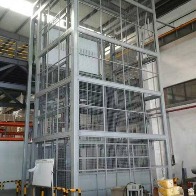 凌源导轨式升降平台货梯